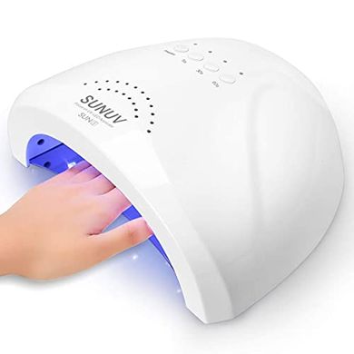 SUNUV 48W UV LED Nail Lamp with 3 Timers
