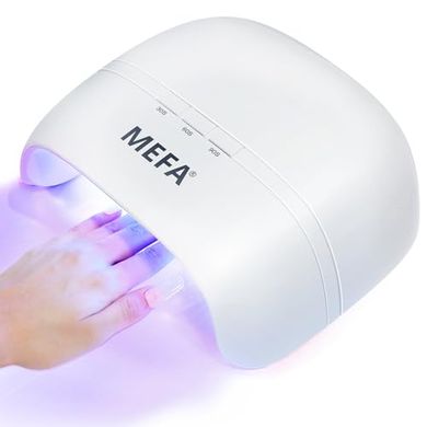 MEFA 72W UV/LED Nail Lamp: 21 LEDs, 3 Timers, Fast Curing
