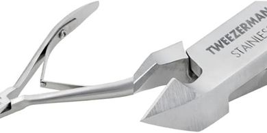 Tweezerman Rockhard 1/2-Jaw Stainless Steel Cuticle Nipper
