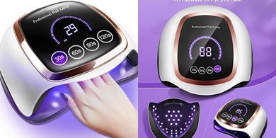 Gugusure 180W UV LED Nail Lamp: LCD, Sensor, 4 Timers, 42 LEDs
