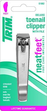 Precise Toenail Clipper with Integrated File
