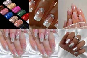 10 Stunning Glitter False Nail Designs You'll Love