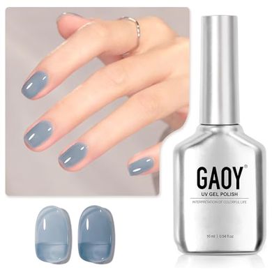 GAOY Nude Blue Soak-Off Gel Nail Polish (16ml)
