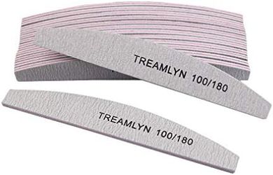 Heavy-duty 100/180 grit nail files for acrylic & natural nails.
