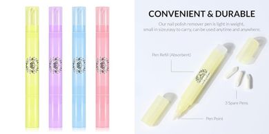 Nail Polish Corrector Pen with Cotton Tip
