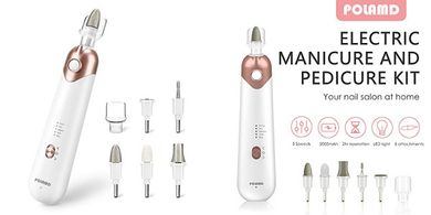 Cordless Electric Nail Drill Kit: 5-Speed Manicure & Pedicure
