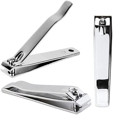 Beauticom Professional Stainless Steel Nail Clippers (3-pack)
