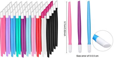 Yaomiao 50-Piece Nail Cuticle Pusher & Cleaner Kit (Classic Colors)
