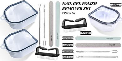 Professional Manicure & Pedicure Kit with Soak-Off Bowl
