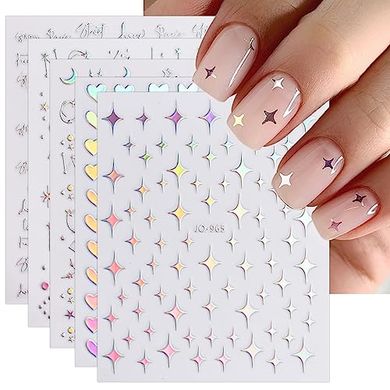 Aurora Holographic Nail Art Stickers & Decals
