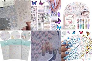 10 Stunning Butterfly Nail Stickers