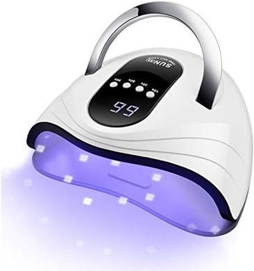 Sunrich 120W LED UV Nail Lamp: Fast, Portable Dryer with Sensor
