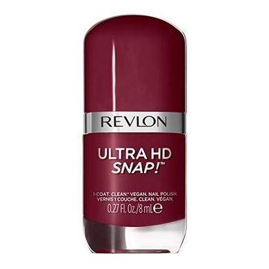 REVLON Ultra HD Snap Nail Polish, Glossy Nail Color, 100% Vegan Formula, No Base and Top Coat Needed, 024 So Shady, 0.27 fl. Oz.