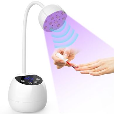 Cordless Rechargeable UV Nail Lamp with Sensor & Timers
