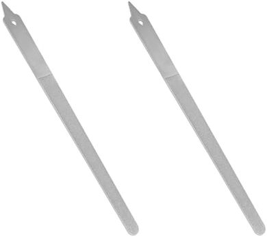 Double-Sided Sapphire Nail Files (2-Pack) for Manicure & Pedicure
