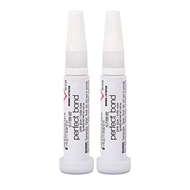 Nailene Perfect Bond:  Strong, fast-drying nail glue (2-pack)
