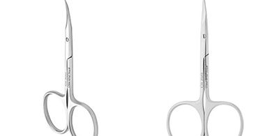 Staleks Professional Curved Left-Handed Nail & Beard Trimming Scissors (18mm)
