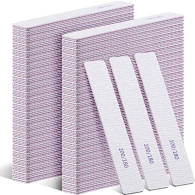 Xinnun Professional Reusable Nail Files (150 pcs, 100/180 grit)
