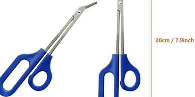 Long-Handle Toenail Scissors for Thick Nails & Easy Reach
