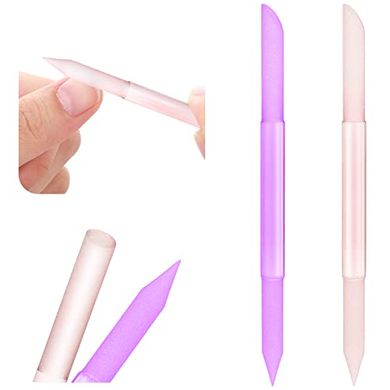 Sibba Double-Sided Cuticle Pusher & File: Pro Nail Care Tool
