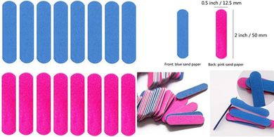 Disposable Mini Nail Files (100 Pack, 2")
