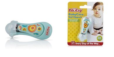 Nuby Baby Nail Clippers (Colors Vary)
