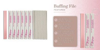 Tammy Taylor Peel & Stick Buffers: 10 Sanitary, Reusable Cloth Files
