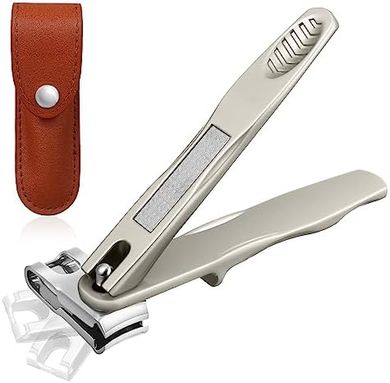 Senior-Friendly Rotary Nail Clippers:  Extra-Sharp, Heavy-Duty, Built-in File
