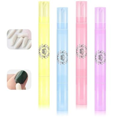 Nail Polish Corrector Pen Set: 4 Pens & 20 Refill Tips
