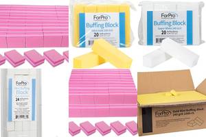 8 Pack 240 Grit Nail Buffer Blocks: The Best Quality