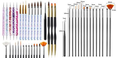 Artdone 31-Piece Nail Art Brush & Tool Set
