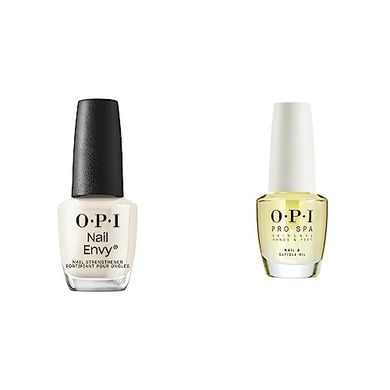 OPI Nail Envy Strengthening Kit: Vegan, fast-acting nail & cuticle treatment.
